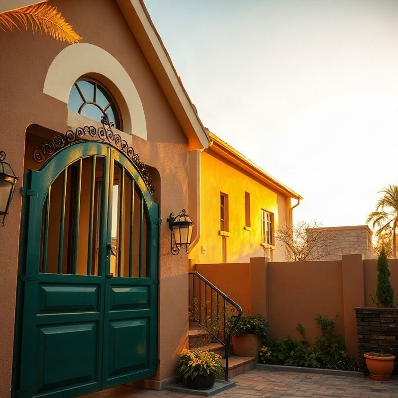 Exterior of a well-kept residential property in Eldoret Milimani in warm morning light